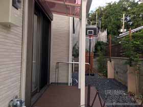 のテラス屋根 ヴェクターテラス F型 テラスタイプ 単体 積雪〜20cm対応 施工例