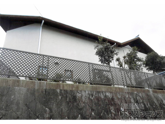 のフェンス・柵 ライシスフェンス11型 フリーポールタイプ 施工例