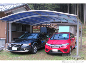 のカーポート プレシオスポート ワイド 積雪〜20cm対応 施工例