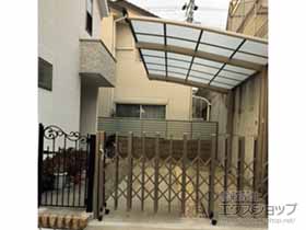 の門扉 ラフィーネ門扉1型 片開き 柱使用 施工例