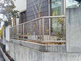 のフェンス・柵 アルメッシュフェンス1型 フリーポールタイプ 施工例