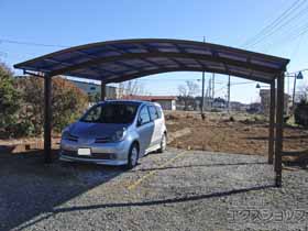 のカーポート レイナツインポートグラン　積雪〜20cm対応 施工例