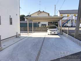 のカーポート テリオスポートIII 1500 2台用 角柱4本 積雪〜50cm対応 施工例