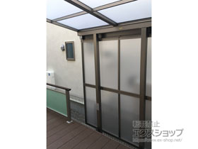 のテラス屋根 スピーネ F型 テラスタイプ 単体 積雪〜20cm対応 施工例