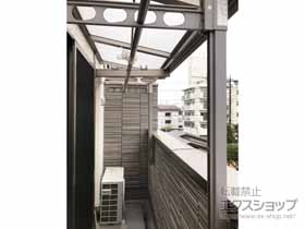のバルコニー・ベランダ屋根 スピーネ F型 ルーフタイプ 単体 積雪〜20cm対応 施工例