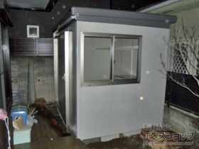 の物置・屋外倉庫 ナイソー 一般型 2460×1880×2270 SMK-47S 施工例