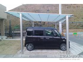 のカーポート エフルージュ ツイン 積雪〜20cm対応 施工例