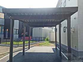 のカーポート テリオスポートIII 4500 角柱6本仕様 積雪〜150cm対応 施工例