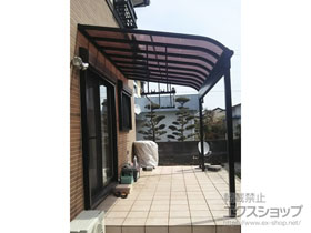 のテラス屋根 ヴェクターテラス R型 テラスタイプ 単体 積雪〜50cm対応 施工例