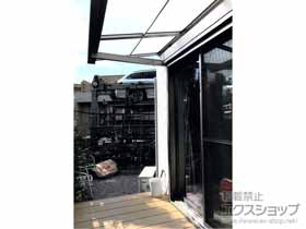 のウッドデッキ レストステージ 幕板納まり 施工例