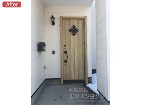 の リシェントII 断熱K2仕様 片開き仕様(ランマ無)R C61型 施工例