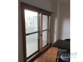 の二重窓（内窓） インプラス ダストバリア仕様 引違い窓 2枚建 施工例