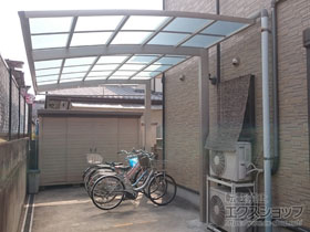 のカーポート レイナポートREグラン 前下がり 積雪〜20cm対応 施工例