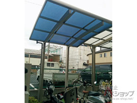 のサイクルポート・駐輪場 レイナポートグランミニ 積雪〜20cm対応 施工例