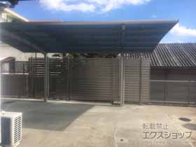 のフェンス・柵 ハイサモア フリーポールタイプ　 施工例