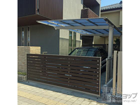 のカーゲート ワイドオーバードアS5型 電動式 施工例