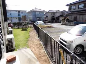 Value Selectのフェンス・柵・塀 ミエッタフェンス 防犯たて格子タイプ 自由柱施工 施工例