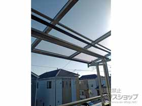 のバルコニー・ベランダ屋根 プレシオステラス F型 屋根タイプ 単体 積雪〜20cm対応 施工例