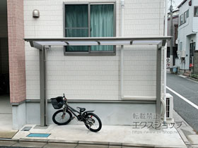 のサイクルポート・駐輪場 ネスカFミニ (フラットスタイル) 積雪〜20cm対応 施工例