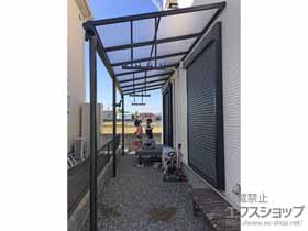 のテラス屋根 プレシオステラス F型 テラスタイプ 連棟 積雪〜20cm対応 施工例