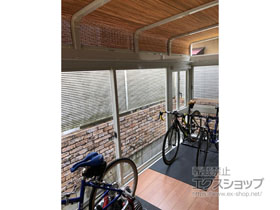 のテラス囲い・サンルーム ルームトラス フロア納まり 角タイプ 積雪〜20cm対応 施工例