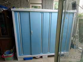 の物置・屋外倉庫 シンプリー 一般型 1940×755×1603 MJX-197D-AB 施工例