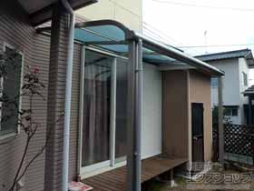 のテラス屋根 ヴェクターテラス R型 テラスタイプ 単体 積雪〜20cm対応 施工例
