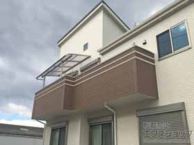 のバルコニー・ベランダ屋根 ヴェクターテラス R型 屋根タイプ 単体 積雪〜20cm対応 施工例