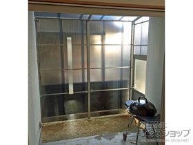 のストックヤード ストックヤードII 両側ドア付きタイプ 積雪〜20cm対応 施工例