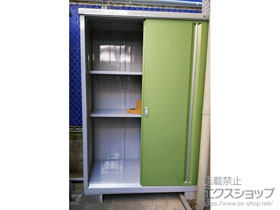 の物置・屋外倉庫 シンプリー 一般型 1320×755×1903 MJX-137E-P-LG 施工例