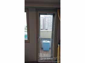 の二重窓（内窓） インプラス ダストバリア仕様 テラスドア 外観左吊元 施工例