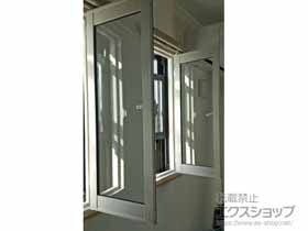 の二重窓（内窓） インプラス ダストバリア仕様 開き窓 外観左吊元 施工例
