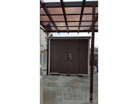 の物置・屋外倉庫 エルモ 積雪型 2570×1170×2361 LMDS-2511H-DW 施工例