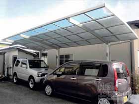 のカーポート レイナポートグラン 延長　積雪〜20cm対応 施工例