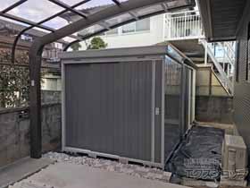 の物置・屋外倉庫 ネクスタ 一般型 2210×1790×2020 NXN-40S-PG 施工例