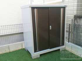 の物置・屋外倉庫 シンプリー 一般型 1100×755×1303 MJX-117C-P-TB 施工例