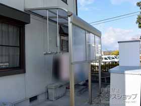 のテラス屋根 プレシオステラス R型 テラスタイプ 単体 積雪〜20cm対応 施工例