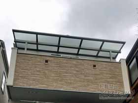 のバルコニー・ベランダ屋根 スピーネ F型 屋根タイプ 単体 積雪〜20cm対応 施工例