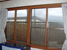 の二重窓（内窓） インプラス ダストバリア仕様 引違い窓 4枚建 施工例