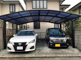 YKKAPのカーポート レイナツインポートグラン　積雪～20cm対応 施工例