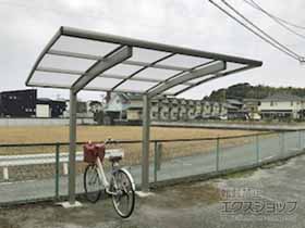 のサイクルポート・駐輪場 プレシオスポート ミニ 積雪〜20cm対応 施工例