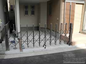 のカーゲート アルシャインII L型 Aタイプ ノンレール 片開き 360Ｓ 施工例