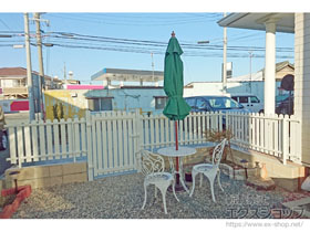 のフェンス・柵 レスティンフェンス7型 自由柱施工 施工例