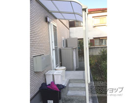 のテラス屋根 スピーネ R型 テラスタイプ 単体 積雪〜20cm対応 施工例