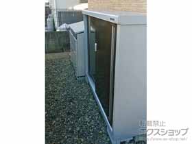 の物置・屋外倉庫 シンプリー 一般型 1320×415×1103 MJX-134B-P-TB 施工例