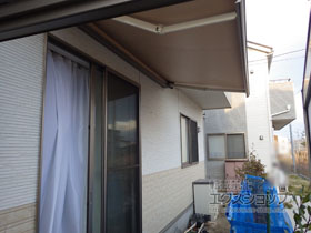 のオーニング・日よけ 彩風 あやかぜ C型 電動式　リモコンタイプ 施工例