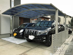のカーポート レイナツインポートグラン 積雪〜20cm対応 施工例