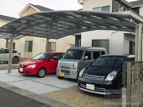 のカーポート レイナトリプルポートグラン　積雪〜20cm対応 施工例