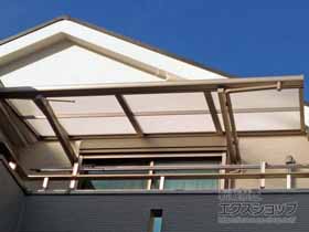 のバルコニー・ベランダ屋根 スピーネ F型 ルーフタイプ 単体 積雪〜20cm対応 施工例