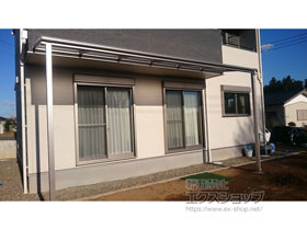 のテラス屋根 ヴェクターテラス F型 テラスタイプ 単体 積雪〜20cm対応 施工例